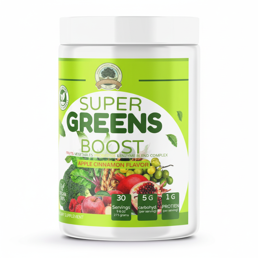 Super Greens Boost 45-Degree Angle