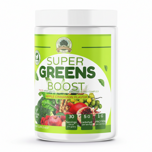 Super Greens Boost 45-Degree Angle
